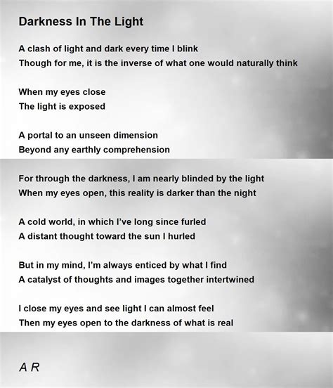 darknesspoen|poem about darkness into light.